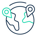 global icon - 跨境专线网络连接