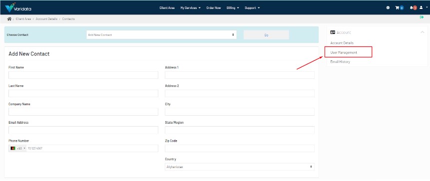 sub 1 - How to add new Contact/Sub-account?