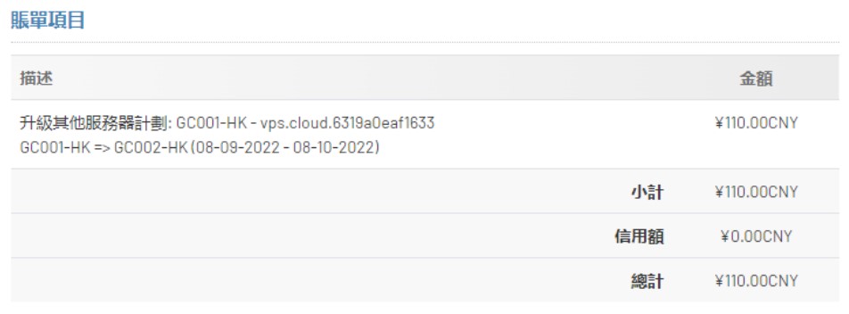 如何升級雲端主機配置 upgrade tc 3 - 如何升級雲端主機配置