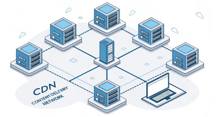 CDN edge nodes distributing streaming content globally CDN edge nodes distributing streaming content globally