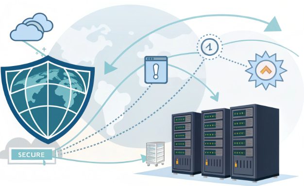 DDoS protection system with global CDN architecture DDoS protection system with global CDN architecture