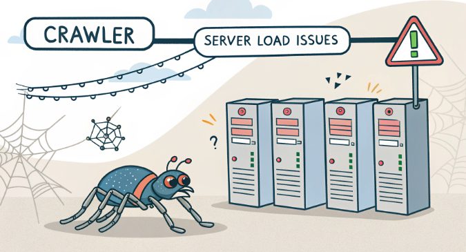 Web crawler impact on server CPU load visualization Web crawler impact on server CPU load visualization