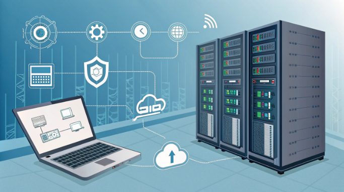 Remote Linux server configuration and SSH connection diagram Remote Linux server configuration and SSH connection diagram