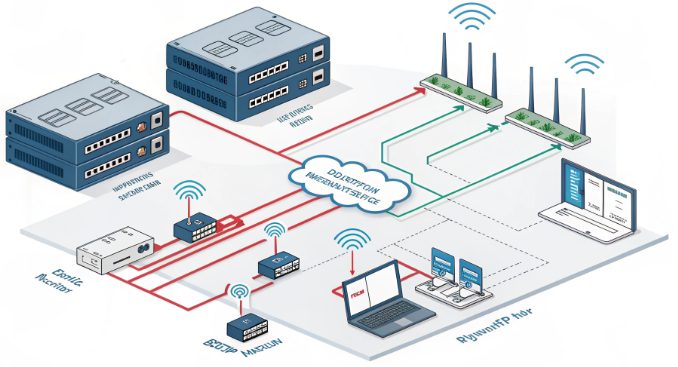 動態路由池與BGP無縫切換示意圖