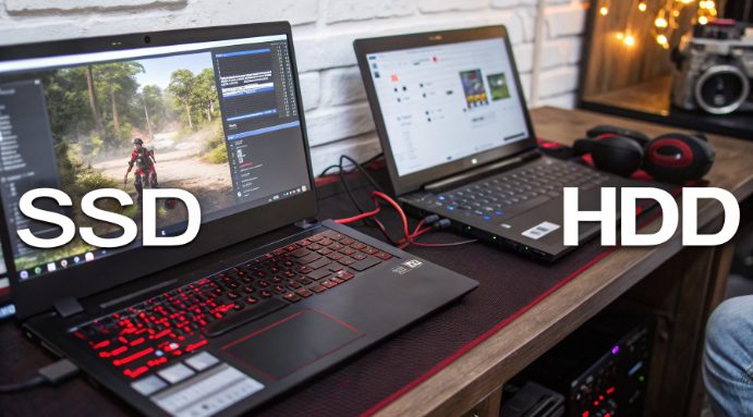 SSD and HDD gaming loading speed comparison