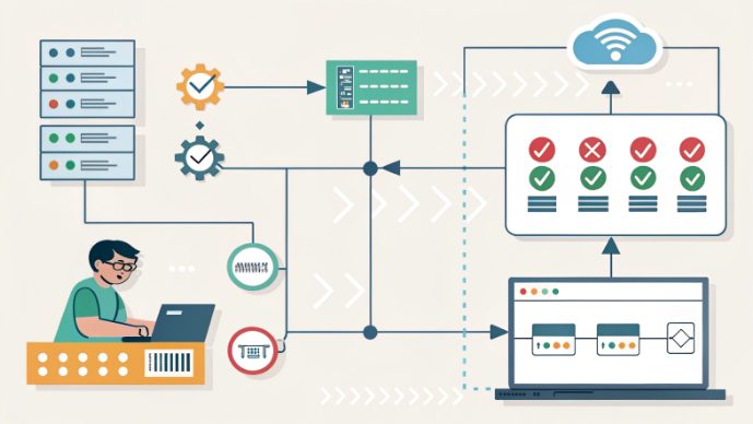 網路延遲測試流程圖