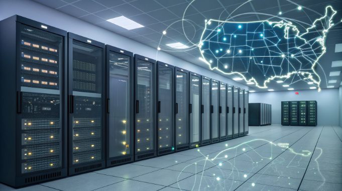 US server security and data transmission diagram