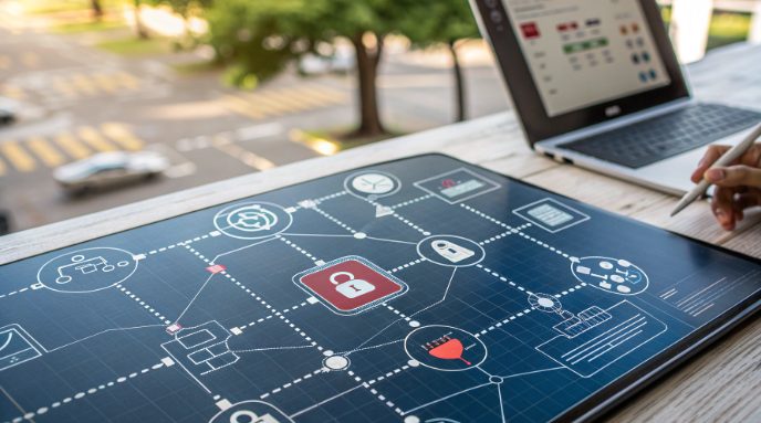 零信任網路架構示意圖