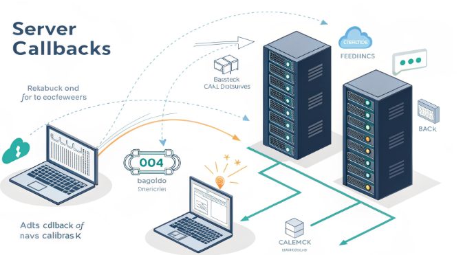伺服器回呼機制工作流程圖
