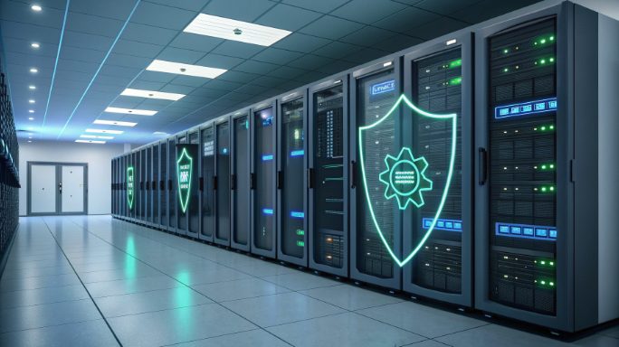 高防服务器DDoS防护系统示意图