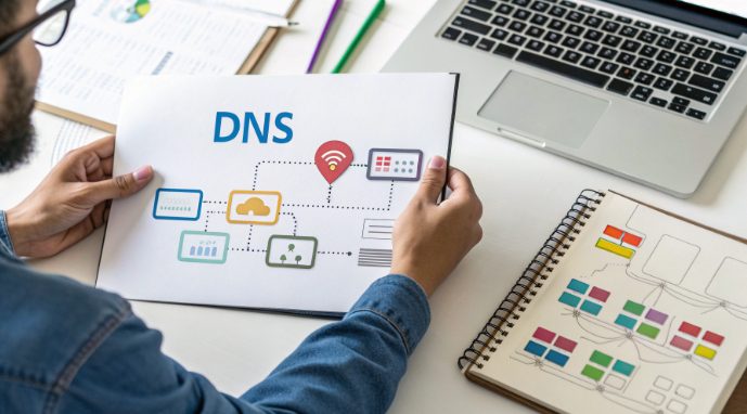 DNS压力测试工作流程图