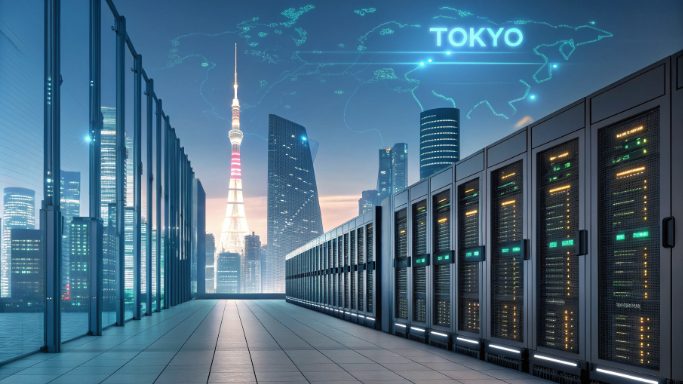 Tokyo data center managing high-volume gaming traffic