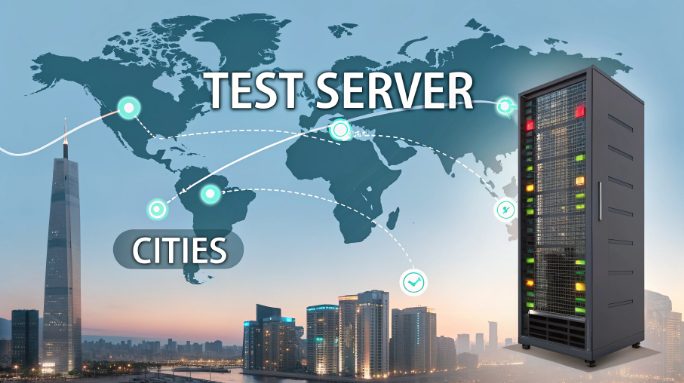 香港服务器全球速度测试示意图