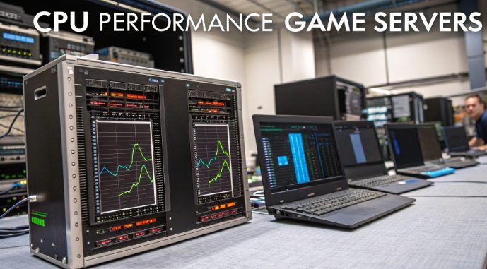 與遊戲伺服器相關的CPU效能特徵視覺化對比