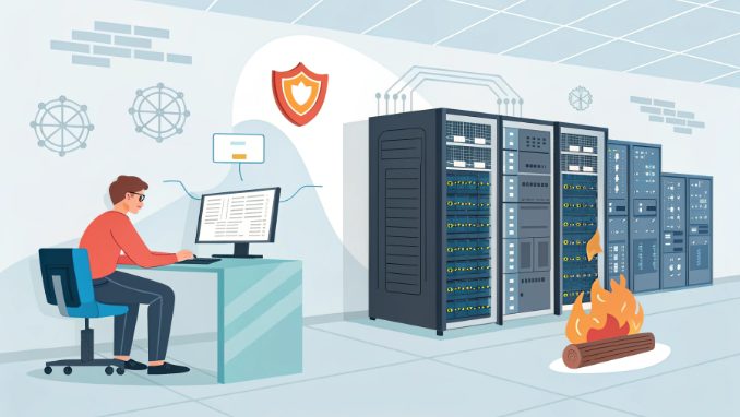 伺服器防火牆與SSH安全配置圖示