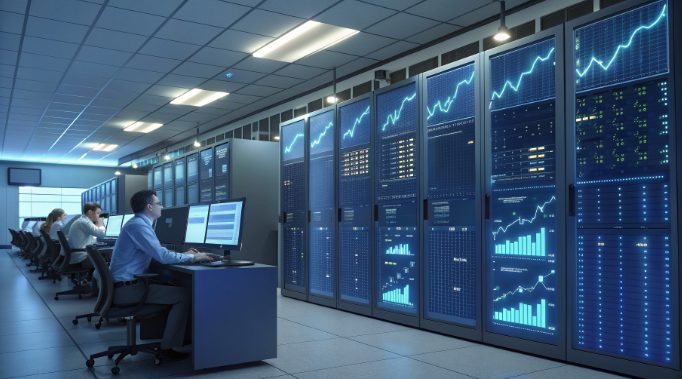 洛杉矶服务器流量峰值管理图示