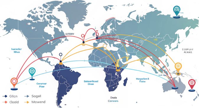 IP 傳輸線路封包遺失率示意圖