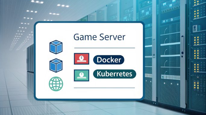 Docker和Kubernetes遊戲伺服器部署架構圖 Docker和Kubernetes遊戲伺服器部署架構圖