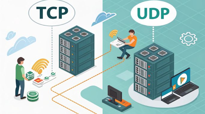 游戏服务器TCP与UDP协议选择流程图 游戏服务器TCP与UDP协议选择流程图
