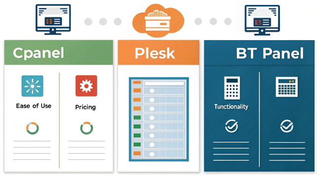 Comparison of cPanel, Plesk and BT Panel features