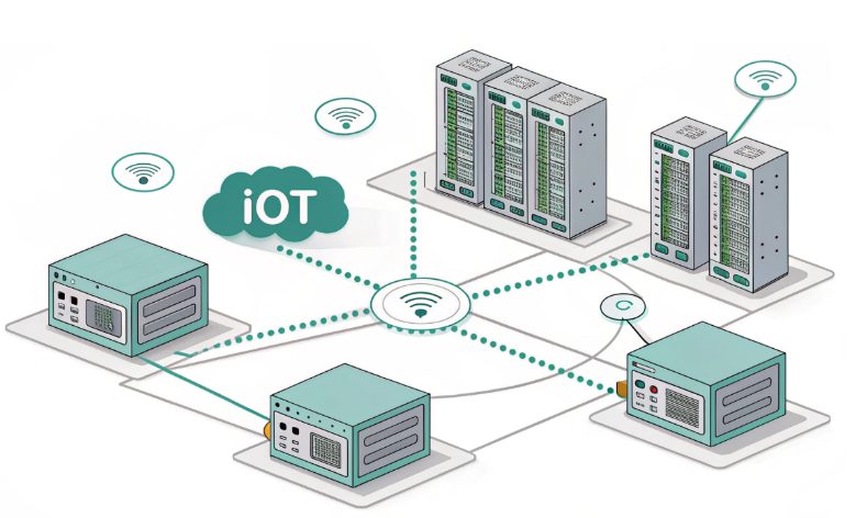 IoT platform server cluster architecture diagram