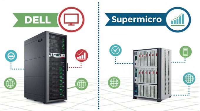 Dell vs Supermicro server comparison diagram Dell vs Supermicro server comparison diagram