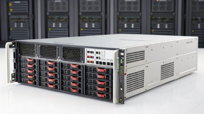 日本数据中心内的超微SuperServer机架服务器 日本数据中心内的超微SuperServer机架服务器