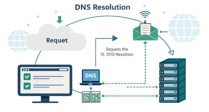 DNS解析流程：本地與伺服器端查詢順序