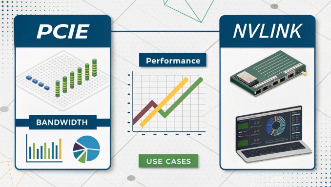PCIe与NVLink GPU互联速度对比图