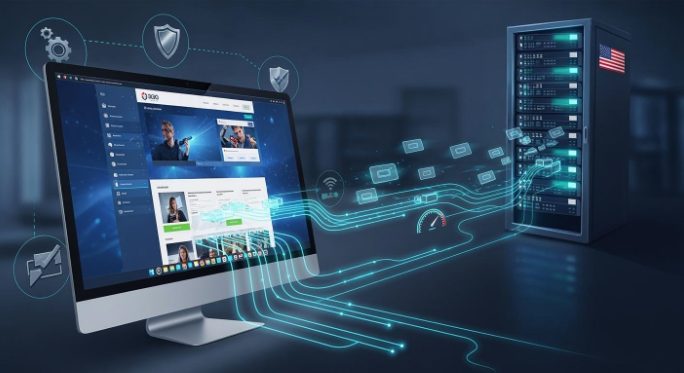 Network diagram showing packet loss detection and repair