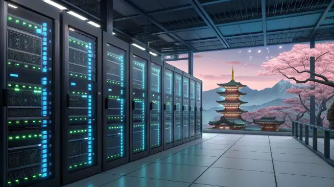 日本独立服务器托管容量图示 日本独立服务器托管容量图示