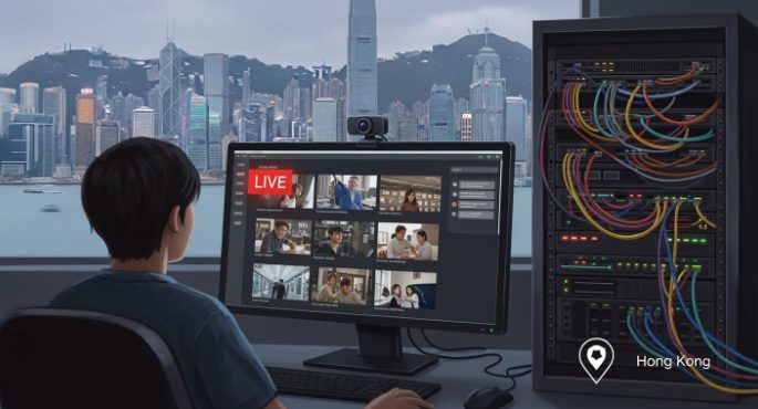 Hong Kong servers for stable, low latency live streaming
