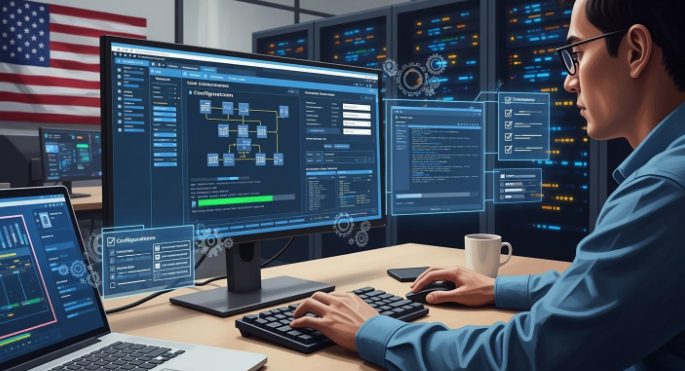 Diagram of SSR setup on US Windows servers