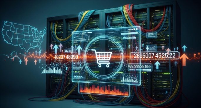 年访问量 50 万电商网站美国服务器配置示意