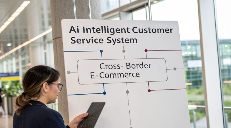 跨境电商 AI 智能客服架构图