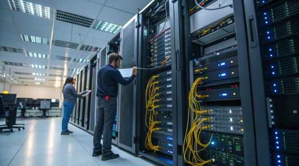 基于美国服务器租用的混合部署训练和推理架构