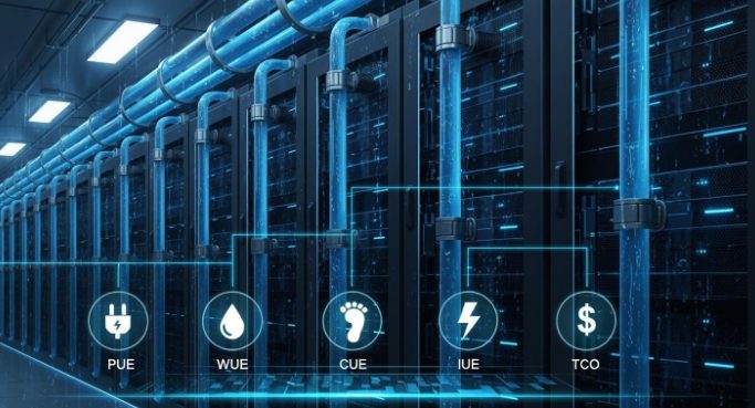 液冷数据中心关键效率指标示意图 液冷数据中心关键效率指标示意图