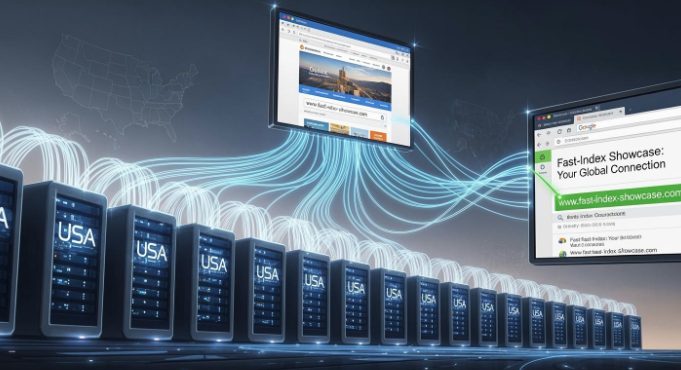 US server improving website speed and Google indexing