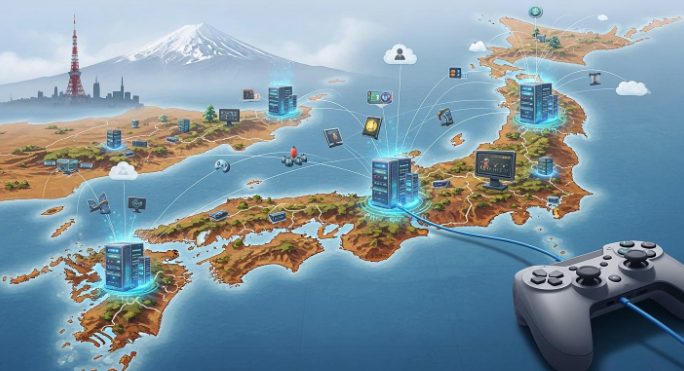 Game backend hosted on Japan servers
