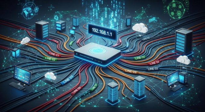BGP multi-line access with a single IP