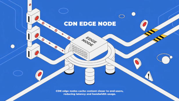 展示 APP 静态资源通过 CDN 边缘节点与日本源站基础设施进行分发的架构示意图