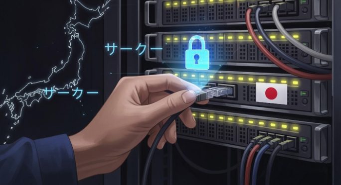 Diagram of safely removing access to a Japan server