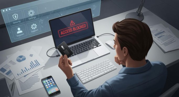 User troubleshooting blocked access to staging environment