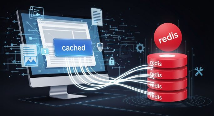 Redis 对象缓存与页面静态化架构示意图 Redis 对象缓存与页面静态化架构示意图