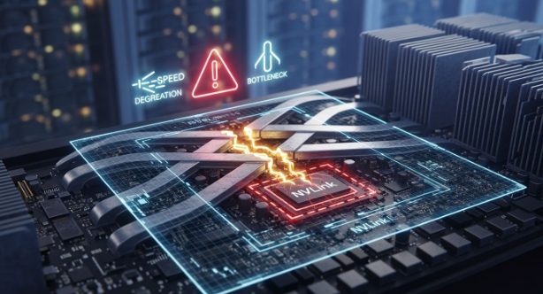 NVLink bridge reseating on GPU server motherboard