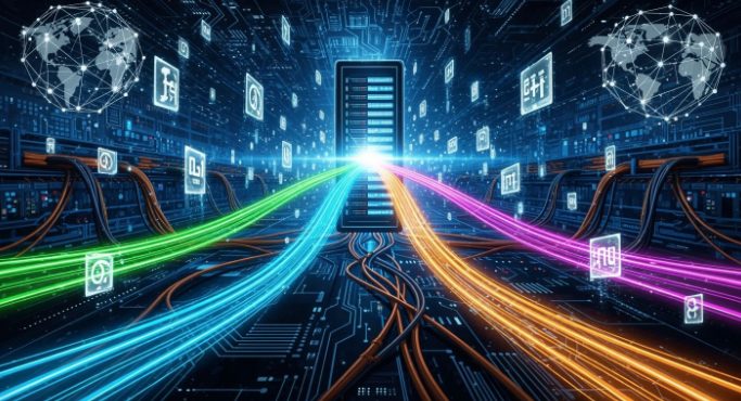 US data center network comparison of HE, GTT, NTT and CN2 routes